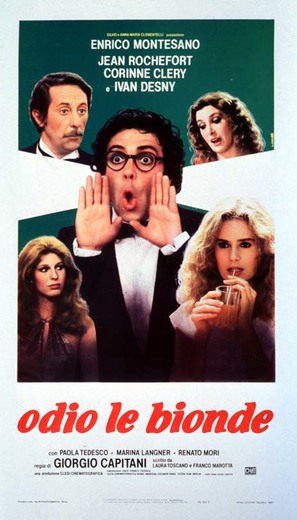 Odio le bionde - Italian Movie Poster (thumbnail)
