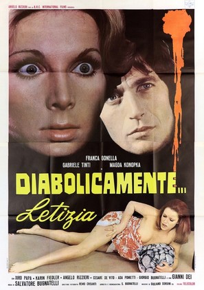 Diabolicamente... Letizia - Italian Movie Poster (thumbnail)