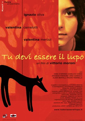 Tu devi essere il lupo - Italian Movie Poster (thumbnail)