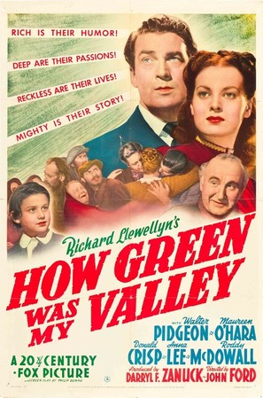 How Green Was My Valley - Movie Poster (thumbnail)