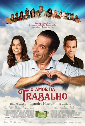 O Amor D&aacute; Trabalho - Brazilian Movie Poster (thumbnail)