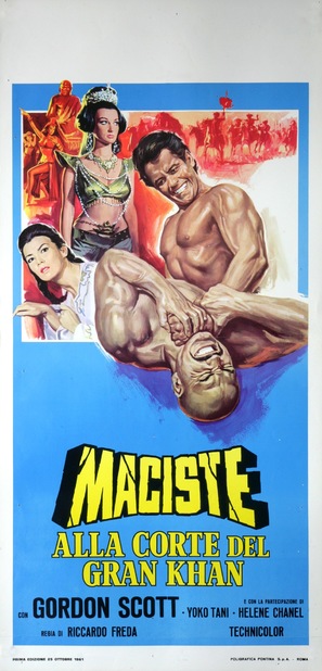 Maciste alla corte del Gran Khan - Italian Movie Poster (thumbnail)