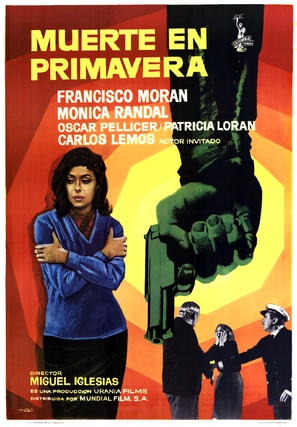 Muerte en primavera - Spanish Movie Poster (thumbnail)