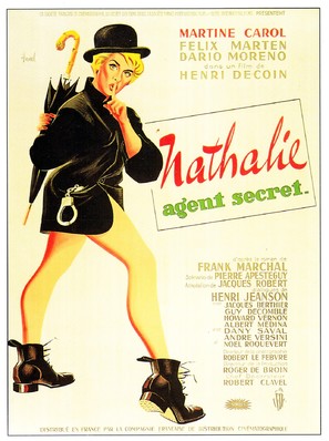 Nathalie, agent secret - French Movie Poster (thumbnail)