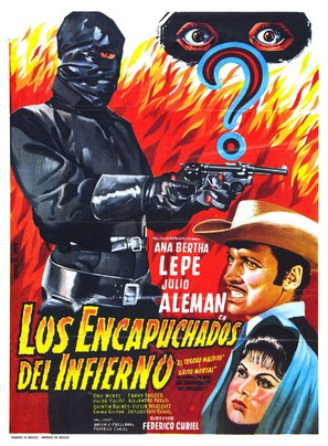 Los encapuchados del infierno - Mexican Movie Poster (thumbnail)