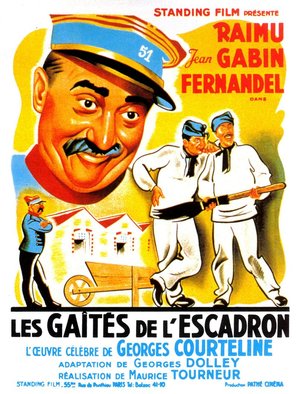 Les gaiet&eacute;s de l&#039;escadron - French Movie Poster (thumbnail)