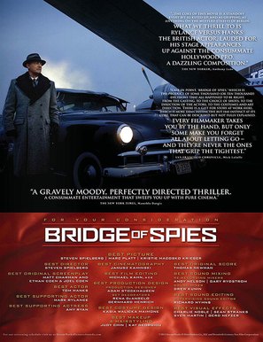 Bridge of Spies - For your consideration movie poster (thumbnail)