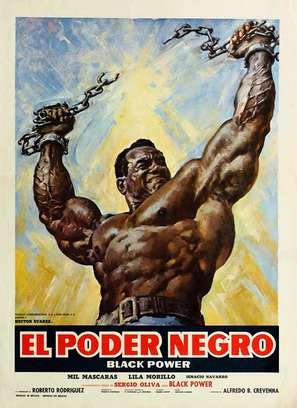 El poder negro (Black power) - Mexican Movie Poster (thumbnail)