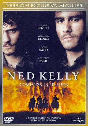 Ned Kelly - Spanish DVD movie cover (thumbnail)