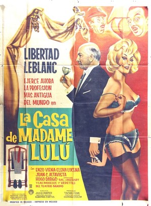 La casa de Madame Lul&ugrave; - Mexican Movie Poster (thumbnail)