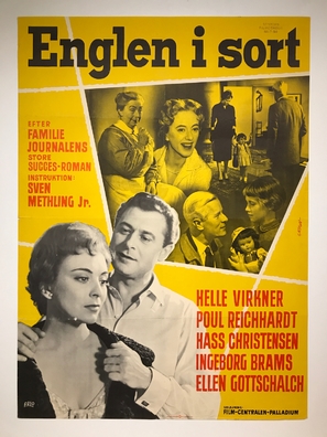 Englen i sort - Danish Movie Poster (thumbnail)