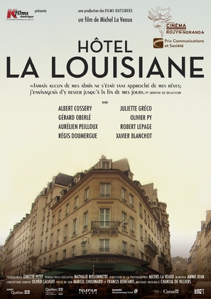 H&ocirc;tel La Louisiane - Canadian Movie Poster (thumbnail)