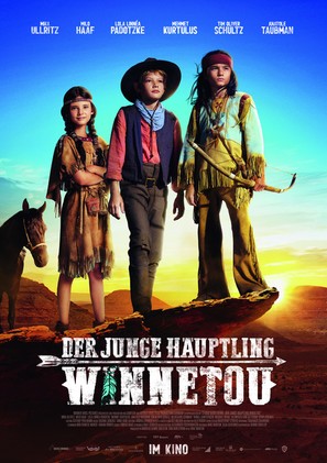 Der junge H&auml;uptling Winnetou - German Movie Poster (thumbnail)
