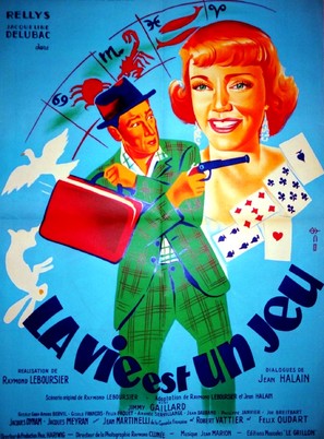 La vie est un jeu - French Movie Poster (thumbnail)