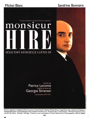 Monsieur Hire - French Movie Poster (thumbnail)