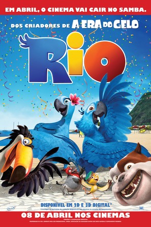 Rio - Brazilian Movie Poster (thumbnail)