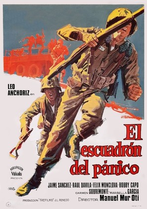 El escuadr&oacute;n del p&aacute;nico - Spanish Movie Poster (thumbnail)