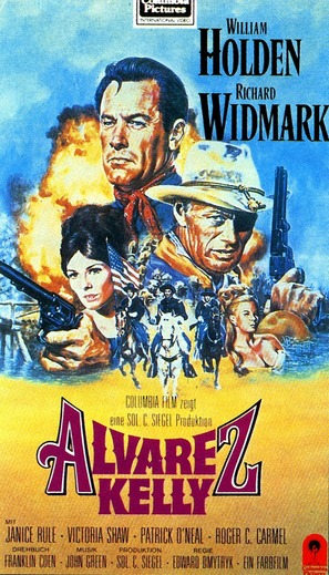 Alvarez Kelly - German VHS movie cover (thumbnail)