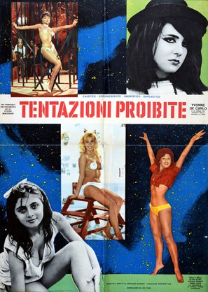 Tentazioni proibite - Italian Movie Poster (thumbnail)