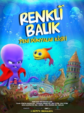 Renkli Balik Yeni D&uuml;nyalar K&acirc;sifi - Turkish Movie Poster (thumbnail)