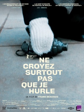 Ne croyez surtout pas que je hurle - French Movie Poster (thumbnail)