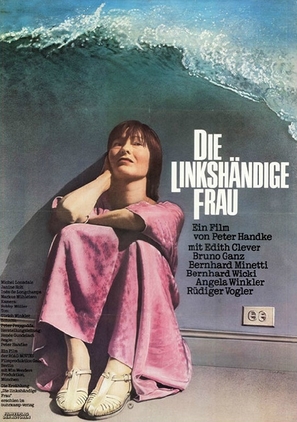 Die linksh&auml;ndige Frau - German Movie Poster (thumbnail)
