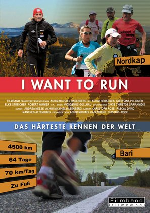 I want to run - Das h&auml;rteste Rennen der Welt - German Movie Poster (thumbnail)