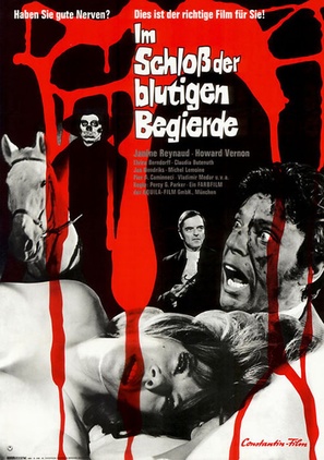 Im Schlo&szlig; der blutigen Begierde - German Movie Poster (thumbnail)