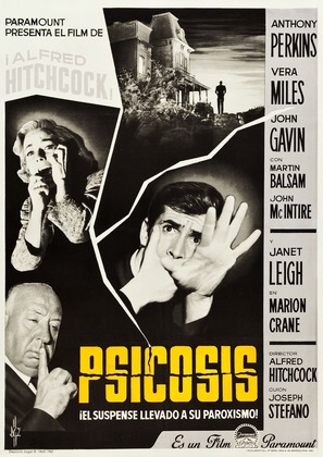 Psycho - Spanish Movie Poster (thumbnail)