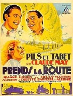 Langs de weg - French Movie Poster (thumbnail)
