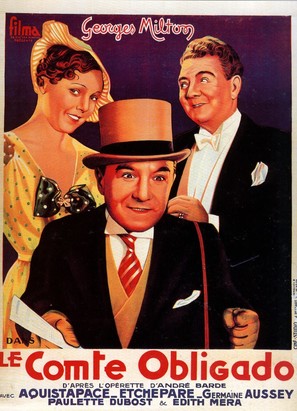 Comte Obligado, Le - French Movie Poster (thumbnail)
