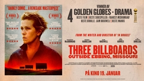 Three Billboards Outside Ebbing, Missouri - Norwegian Movie Poster (thumbnail)