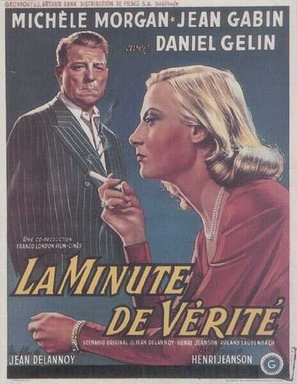 La minute de v&eacute;rit&eacute; - Belgian Movie Poster (thumbnail)