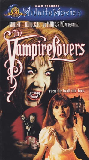 The Vampire Lovers - VHS movie cover (thumbnail)