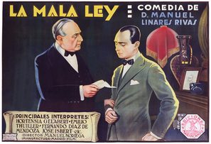 La mala ley - Spanish Movie Poster (thumbnail)