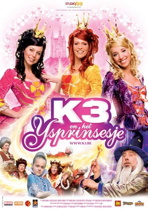 K3 en het ijsprinsesje - Belgian poster (thumbnail)