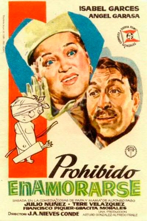 Prohibido enamorarse - Spanish Movie Poster (thumbnail)
