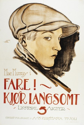 Danger, Go Slow - Norwegian Movie Poster (thumbnail)