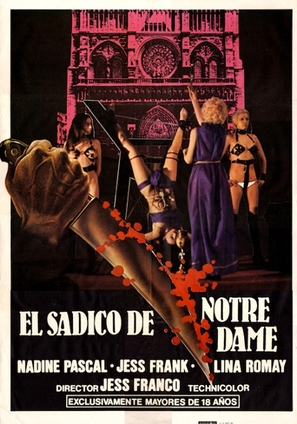 El s&aacute;dico de Notre-Dame - Spanish Movie Poster (thumbnail)