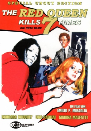 La dama rossa uccide sette volte - German DVD movie cover (thumbnail)
