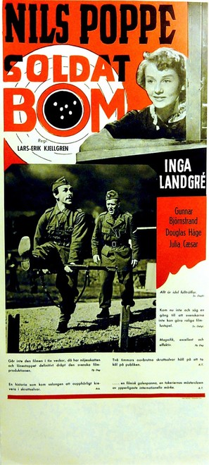 Soldat Bom - Swedish Movie Poster (thumbnail)