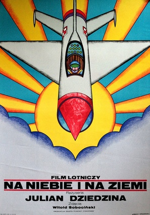 Na niebie i na ziemi - Polish Movie Poster (thumbnail)