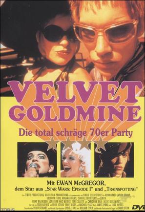 Velvet Goldmine - German Movie Cover (thumbnail)