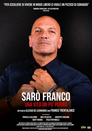 Sar&ograve; Franco - Una vita un po&#039; porno - Italian Movie Poster (thumbnail)