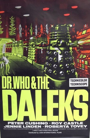 Dr. Who and the Daleks - British Movie Poster (thumbnail)