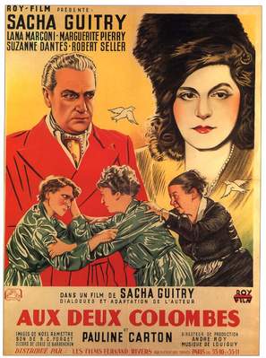 Aux deux colombes - French Movie Poster (thumbnail)