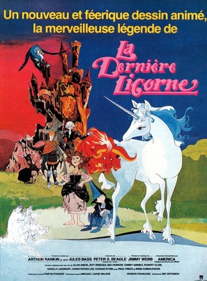 The Last Unicorn - French Movie Poster (thumbnail)