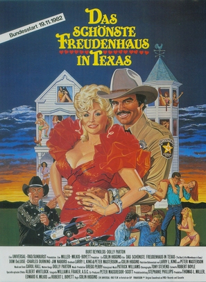 The Best Little Whorehouse in Texas - German Movie Poster (thumbnail)