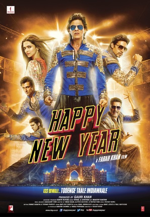 Happy New Year - Indian Movie Poster (thumbnail)