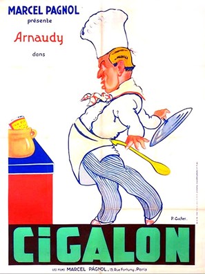 Cigalon - French Movie Poster (thumbnail)
